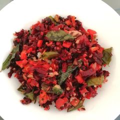 A picture of Carrot Beet sabji.