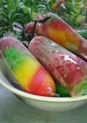 Foto resep Es rainbow