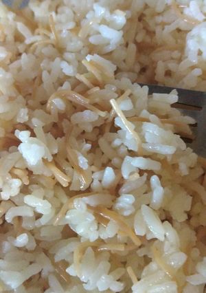 صورة لوصفة رز بشعيرية