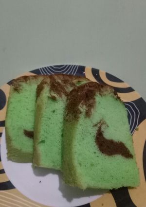 Foto resep Chiffon pandan coklat