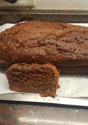 Una foto de Budín húmedo de chocolate con dulce de leche delicioso!!