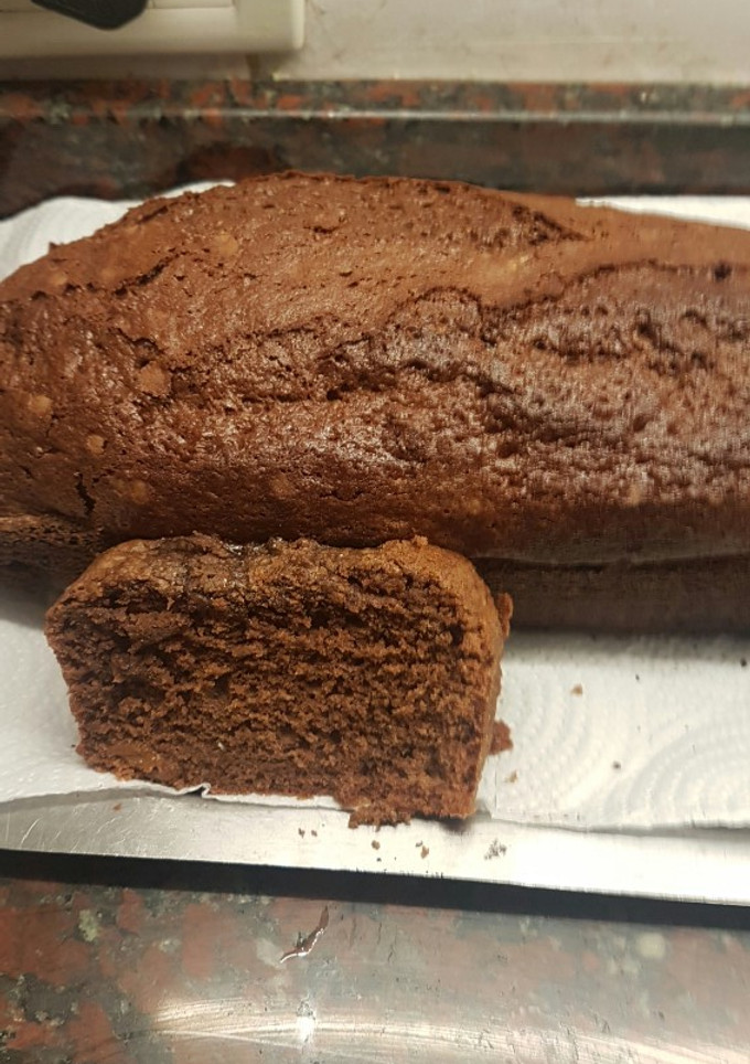 Una foto de Budín húmedo de chocolate con dulce de leche delicioso!!