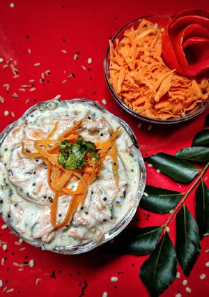 গাজরের রাইতা (gajarer Raita recipe in Bengali) রেসিপির প্রধান ছবি