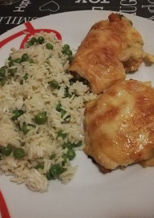 Hamis dubbary csirke rizibizivel recept fotója
