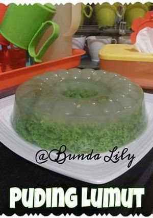 Foto resep Puding Lumut (daun pandan)