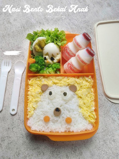Foto resep Nasi Bento Karakter