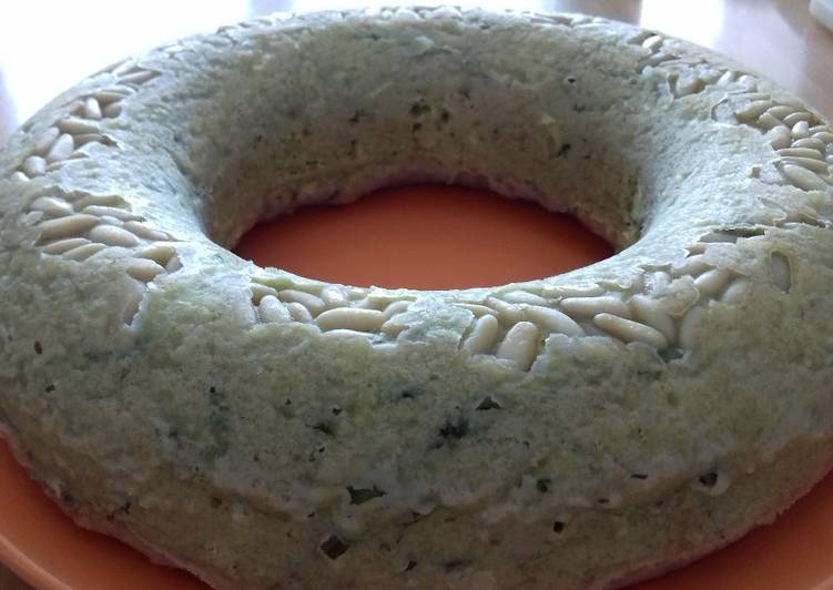 CIAMBELLA ALLE ZUCCHINE (con pesto genovese)