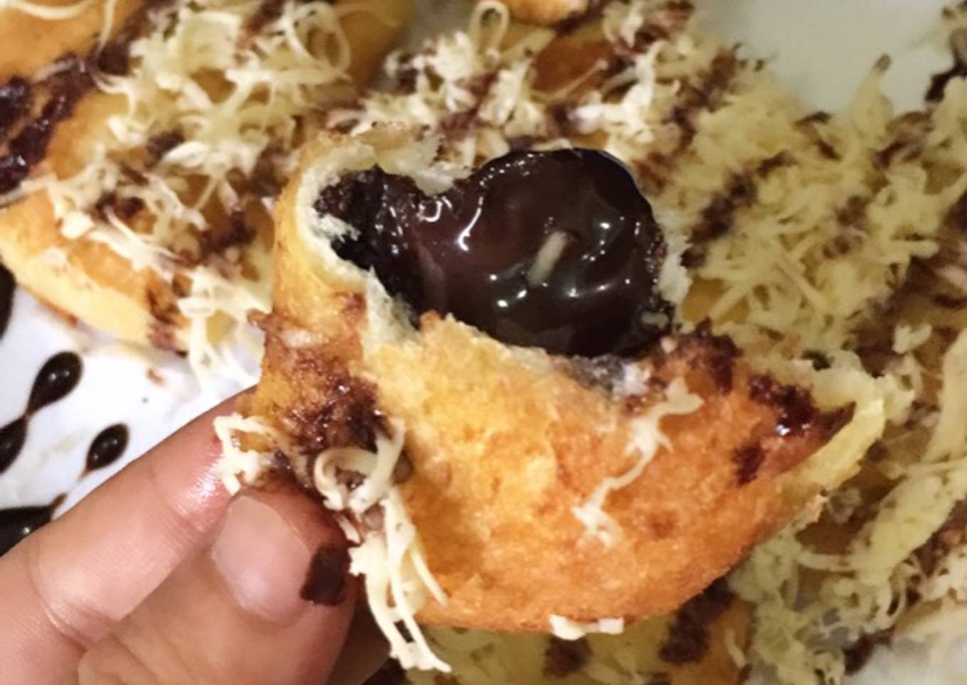Roti Goreng Coklat Keju Lumer Mudah dan Enak