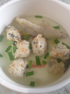 Foto resep Bakso ayam sayur mpasi (+1)