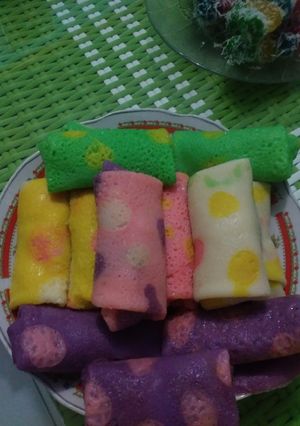 Foto resep Dadar gulung polkadot