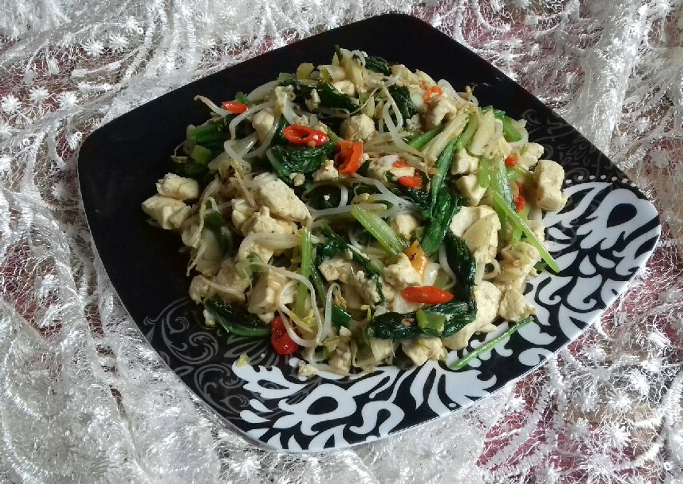 Orak Arik Tahu Sayur