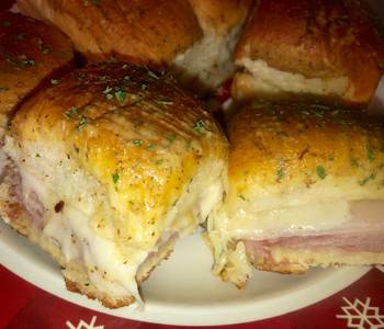 Ready to Serve Ham and Swiss sliders Delicious Perfect