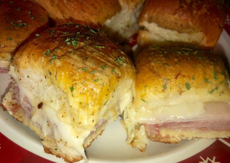 Simple Way to Prepare Homemade Ham and Swiss sliders