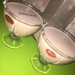 A picture of Coconut and milo milkshake.