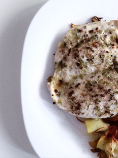 Una foto de Pechuga al horno con patatas