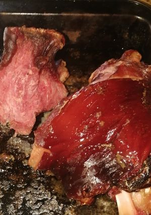 Csülök sütése recept fotója