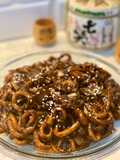 Jjangmyeon (Black noodle)