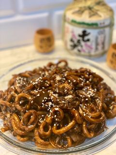 Foto resep Jjangmyeon (Black noodle)