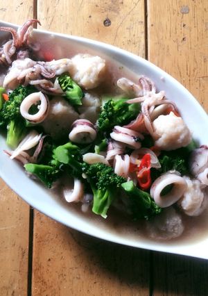 Foto resep Brokoli seafood
