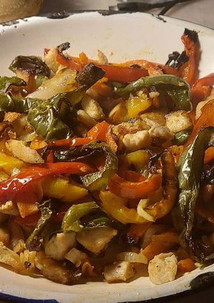 Una foto de Relleno para fajitas