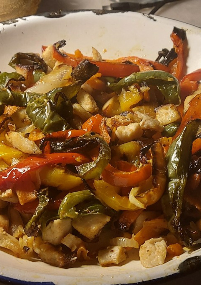 Una foto de Relleno para fajitas