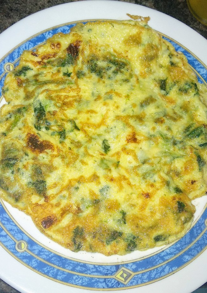 Una foto de Tortilla de espinacas