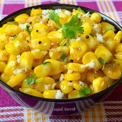 A picture of Sweet Corn Poriyal.