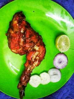 চিকেন তন্দুরি (chicken tandoori recipe in Bengali) রেসিপির প্রধান ছবি