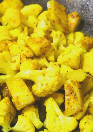 A picture of Aloo gobhi ki sabji.