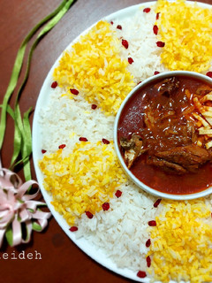 عکسی از دستور چلو گوشت