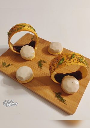 Une photo de Panna cotta au foie gras