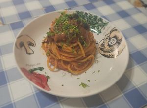 Una foto de Pasta a la Puttanesca