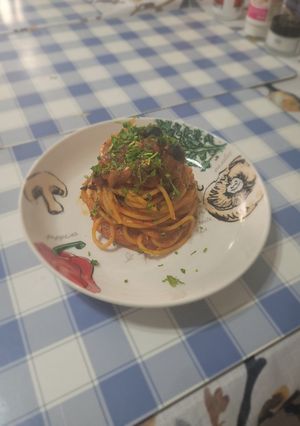Una foto de Pasta a la Puttanesca