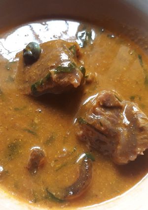 A picture of Ogbono soup.
