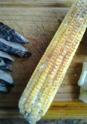 Una foto de Hígado de chivito asado