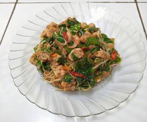 Resep mudah Tumis Tempe Daun So dan Toge Paling Enak