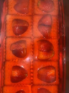 صورة لوصفة جيلي وبسكويت 🍓