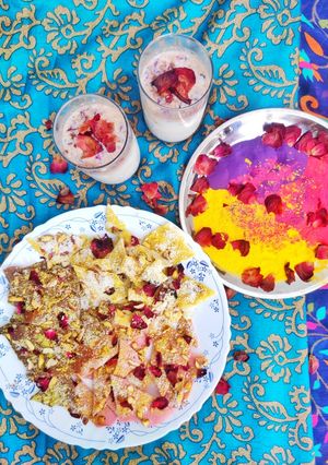 A picture of Thandai Chocolate Bark.