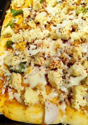 Paneer pizza செய்முறை முக்கிய புகைப்படம்
