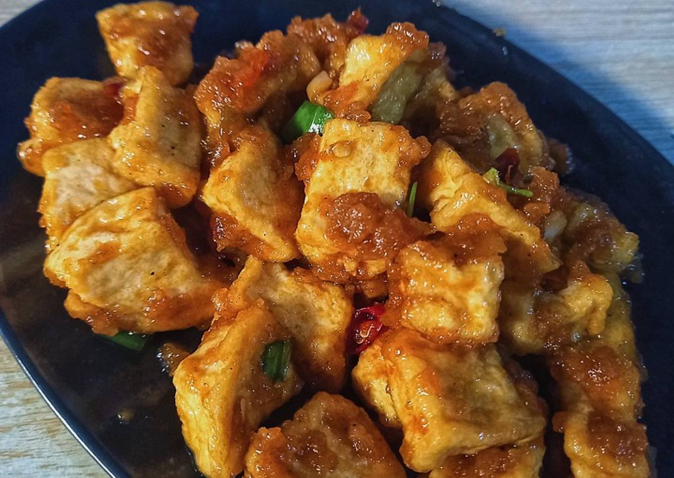 31. Tahu Putih Lada Hitam