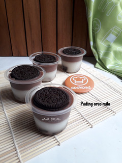 Foto resep Puding oreo milo