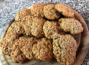 Una foto de Galletas de avena y banana saludables