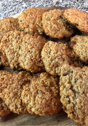 Una foto de Galletas de avena y banana saludables