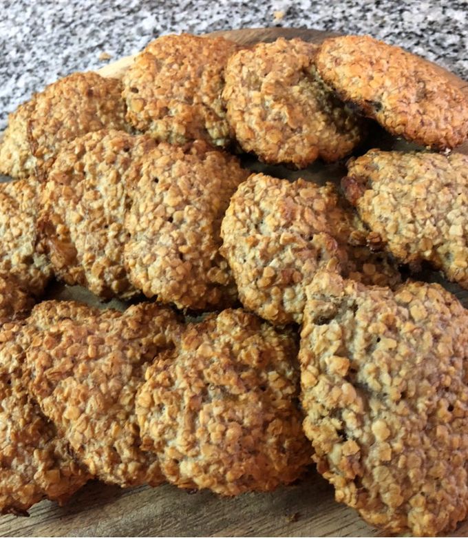 Una foto de Galletas de avena y banana saludables