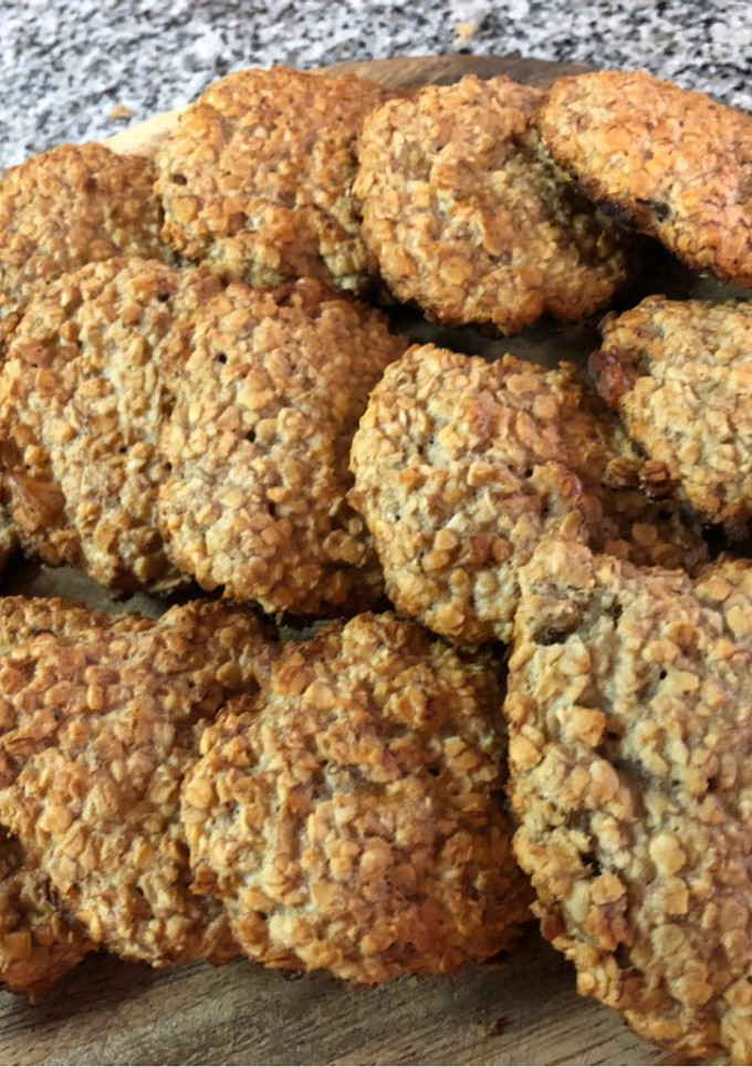 Una foto de Galletas de avena y banana saludables