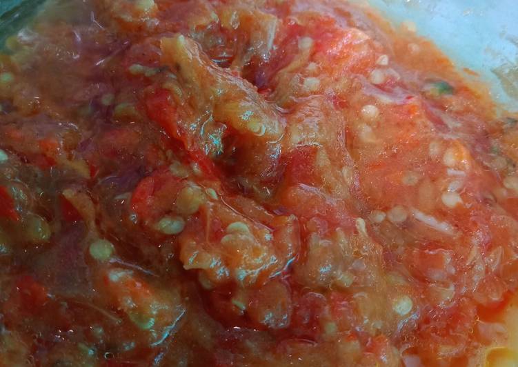 Resep Sambel Pecel Tomat Anti Gagal