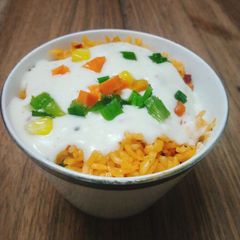 Cheesy Rice Bowl A picture of Cheesy Rice Bowl.