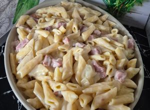 Une photo de Pâtes crème et jambon fumé au Cookeo infinity 😀