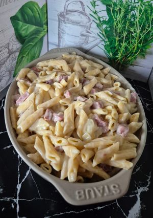 Une photo de Pâtes crème et jambon fumé au Cookeo infinity 😀