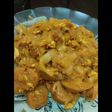 Kwetiau goreng bakso pedas
